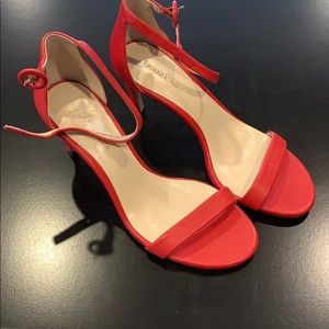 Final reduction: Enzo Angiolini red heel sandals
